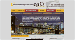 Desktop Screenshot of bienesraices-negocios.com